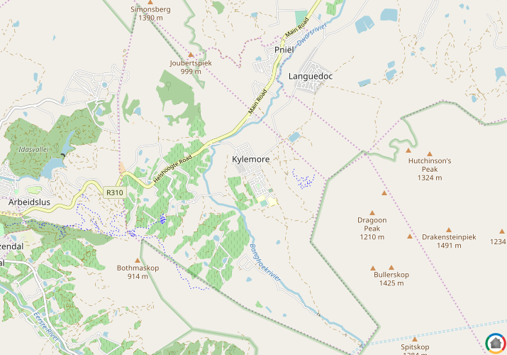 Map location of Kylemore